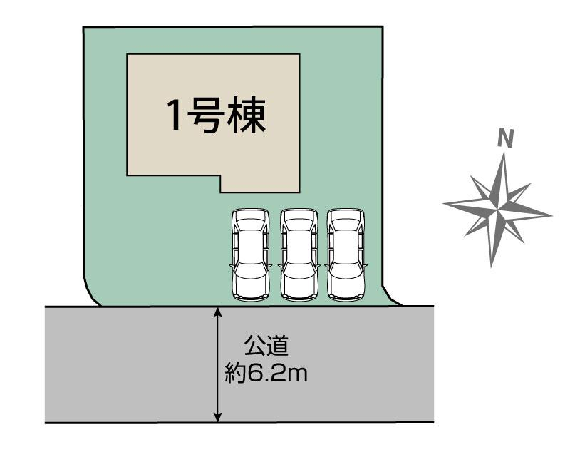 ブルーミングガーデン呉市焼山東２丁目１棟の見取り図