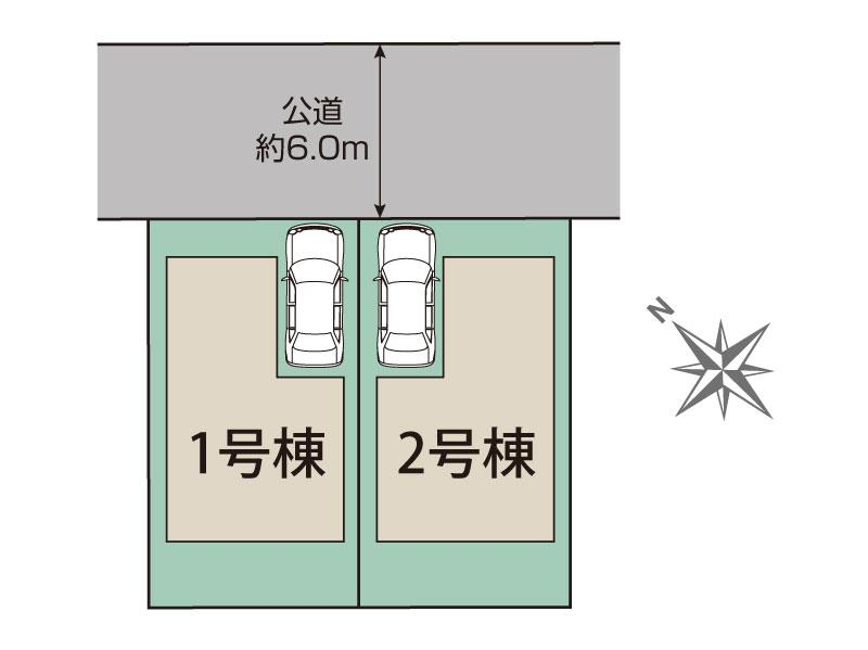 ブルーミングガーデン千葉市美浜区磯辺１丁目２棟の見取り図