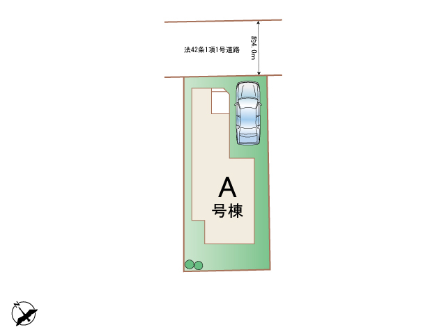 ハートフルタウン藤沢市辻堂新町3丁目3620番の見取り図