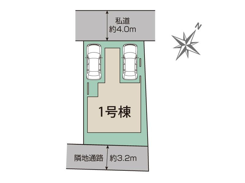 ブルーミングガーデンさいたま市岩槻区府内１丁目１棟の見取り図
