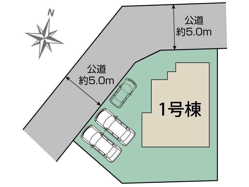 ブルーミングガーデン八王子市北野台１丁目１棟の見取り図