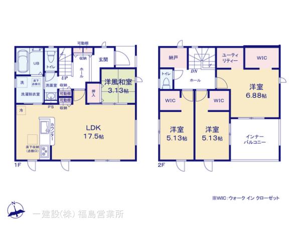リーブルガーデン森合丹波谷地第２の見取り図