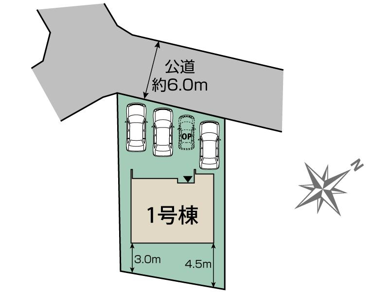 ブルーミングガーデン浦添市前田２期１棟の見取り図