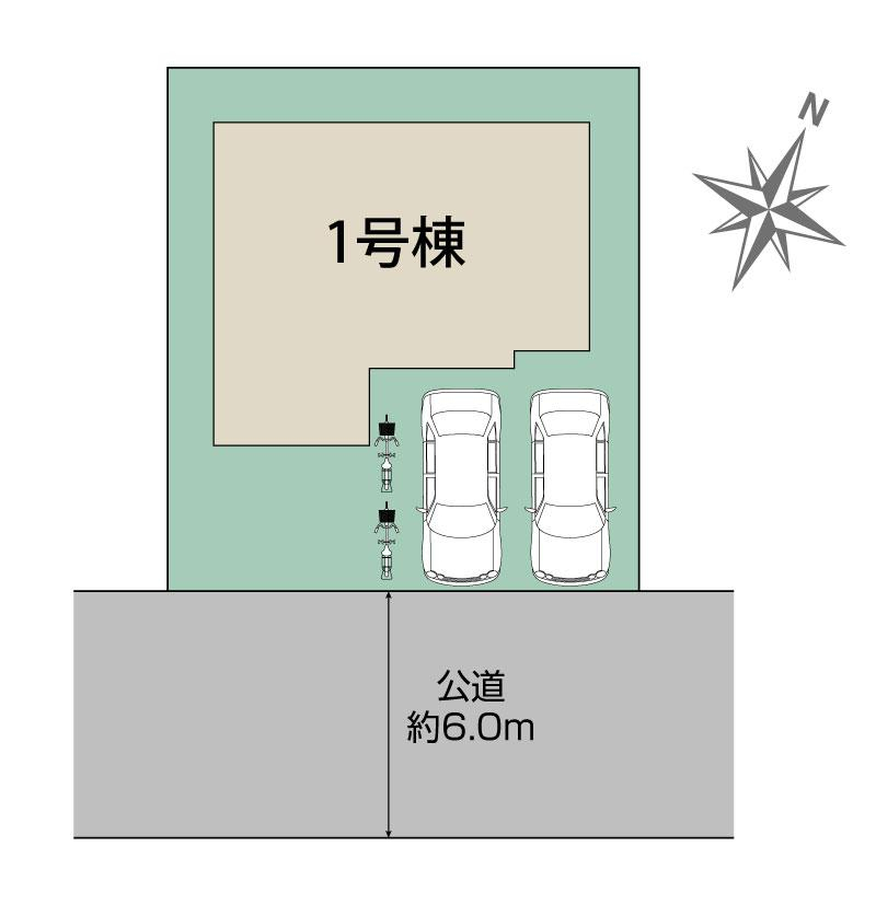 ブルーミングガーデン宝塚市中山五月台３丁目４期１棟の見取り図