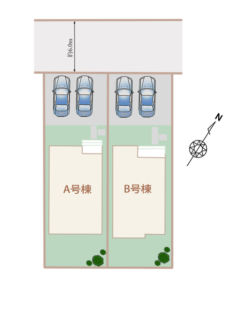 ハートフルタウン駿河区東新田の見取り図