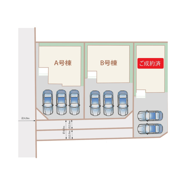 ハートフルタウン島田市横井の見取り図