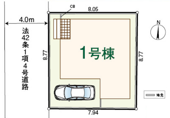クレイドルガーデン飯能市双柳 第38の見取り図