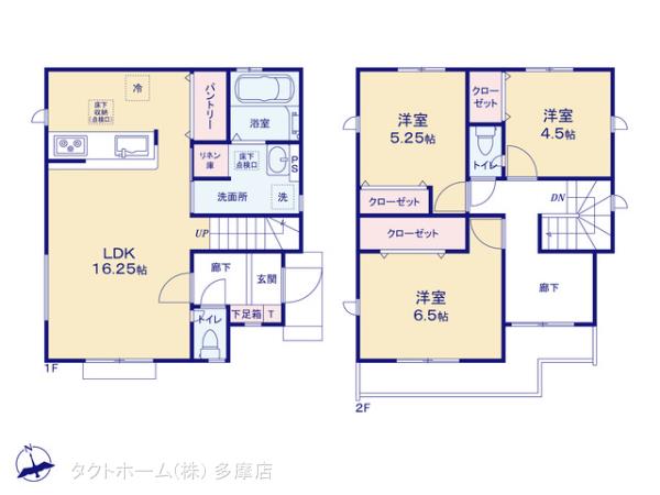 グラファーレ4221八王子市大和田町８期１棟の見取り図
