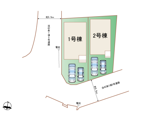 ハートフルタウン(神戸東)神戸須磨区禅昌寺町1丁目の見取り図
