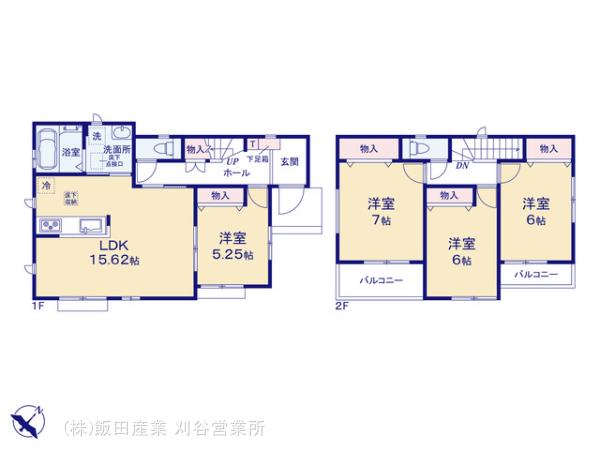 ハートフルタウン(刈)刈谷市荒井町の見取り図