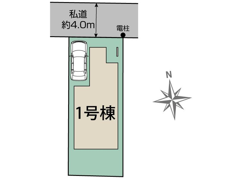 ブルーミングガーデン船橋市習志野１丁目１棟の見取り図