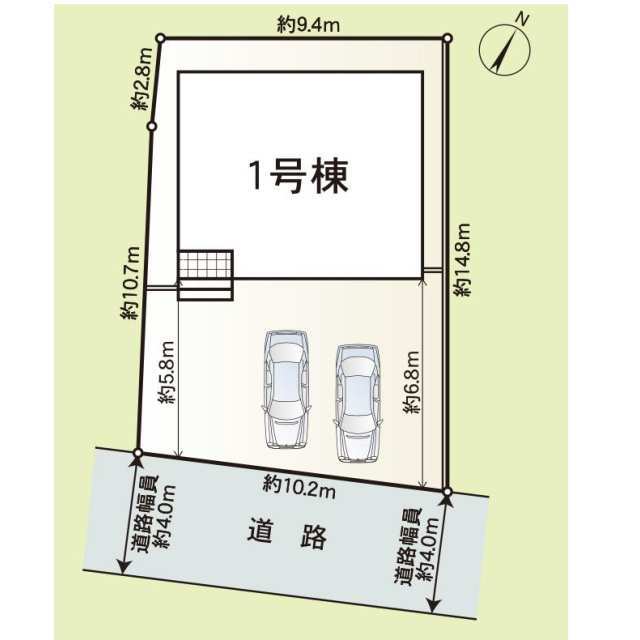クレイドルガーデン四日市市天カ須賀 第6の見取り図