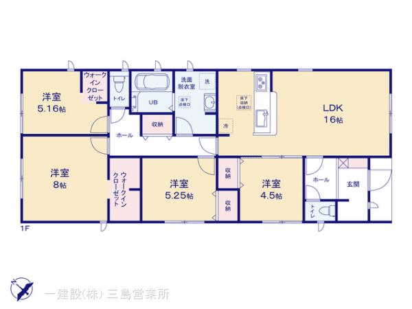 リーブルガーデン富士宮市山宮の見取り図