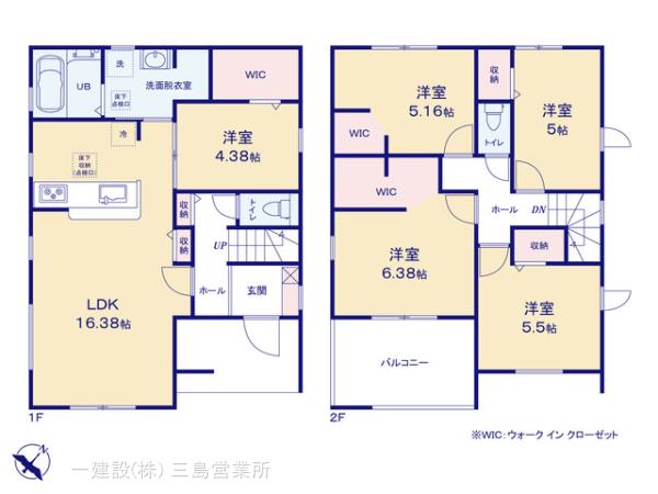 リーブルガーデン富士宮市山宮の見取り図