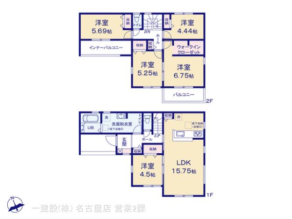 リーブルガーデン東郷町白鳥1丁目の見取り図