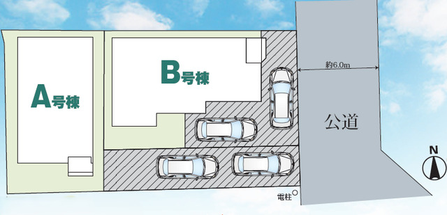ハートフルタウン野田市岩名Ⅸの見取り図