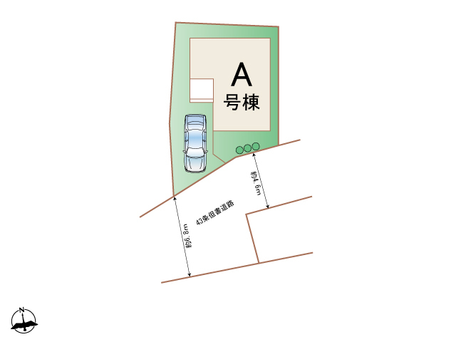 ハートフルタウン横浜市旭区今宿南町140番の見取り図