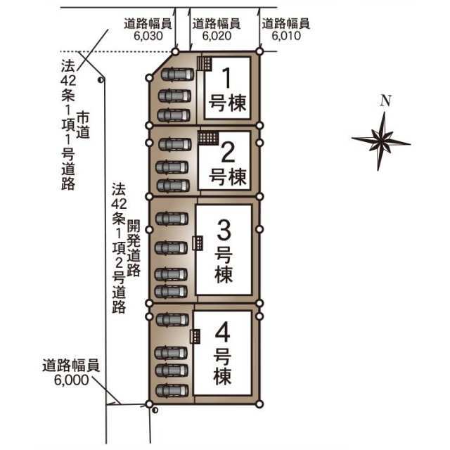 クレイドルガーデン大村市富の原 第2の見取り図