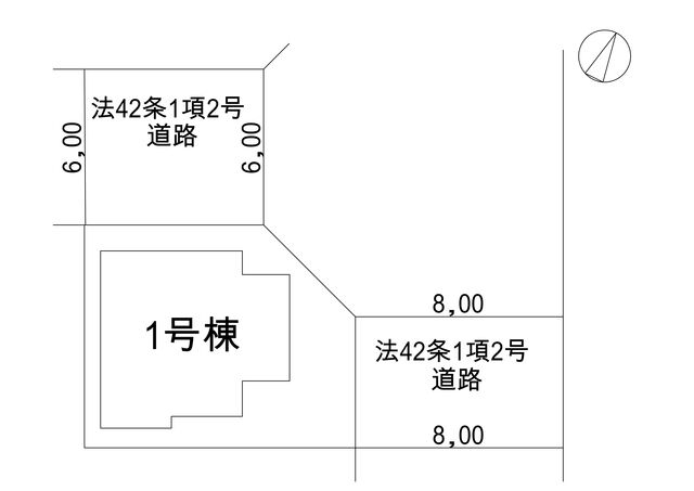 リナージュ川口藤兵衛新田２４－１期の見取り図