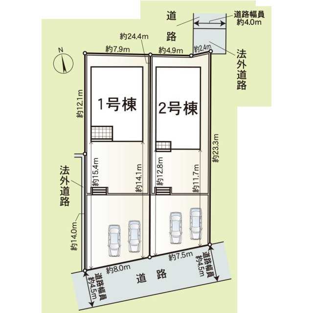 クレイドルガーデン四日市市楠町北五味塚 第3の見取り図