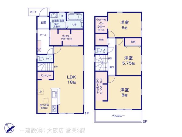 リーブルガーデン堺市南区槇塚台６期の見取り図