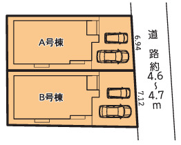 ハートフルタウン(名)扶桑町高雄7期の見取り図