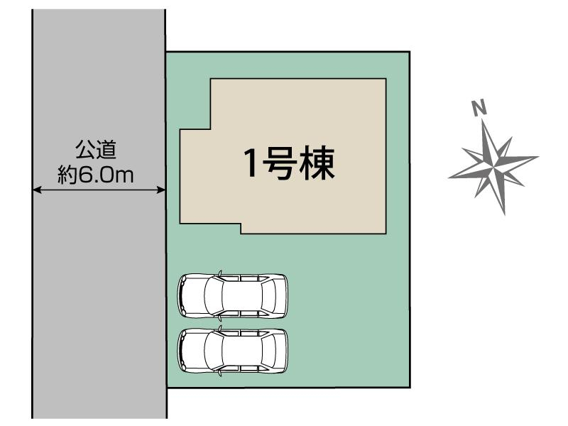 ブルーミングガーデン牛久市南４丁目７期１棟の見取り図