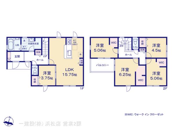 リーブルガーデン豊橋杉山町第１期の見取り図
