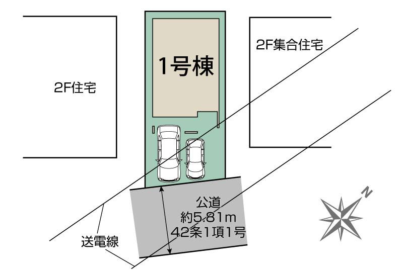 草加市新里町5期1棟 区画図