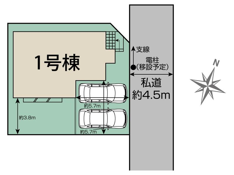 ブルーミングガーデン船橋市習志野台４丁目１棟の見取り図