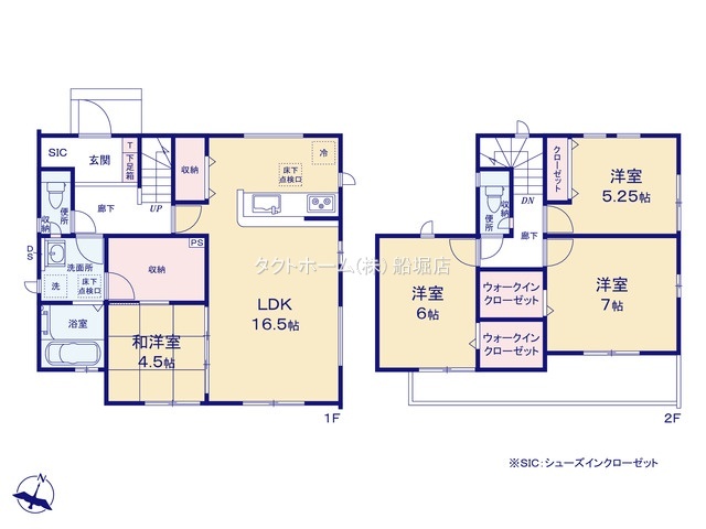 グラファーレ4224千葉市矢作町１０期４棟の見取り図