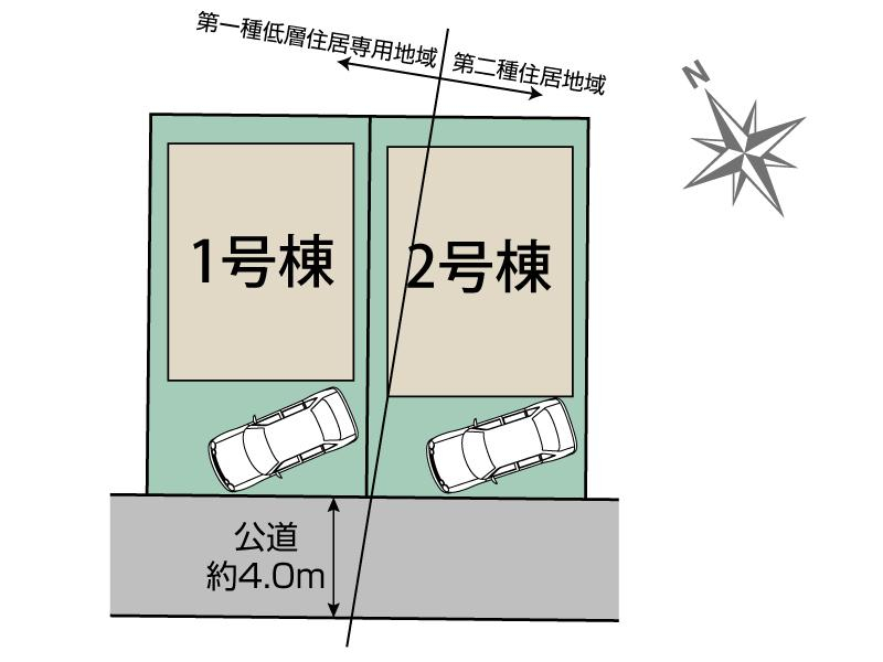 ブルーミングガーデン千葉市花見川区柏井１丁目２棟の見取り図