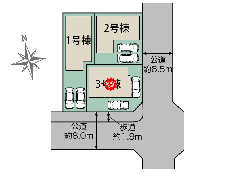 ブルーミングガーデン名古屋市南区星宮町３棟の見取り図