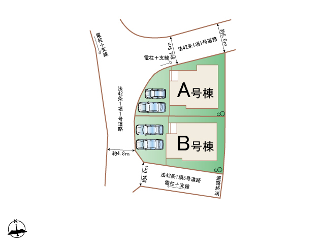 ハートフルタウン四郎丸15番の見取り図