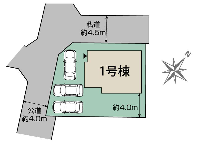 ブルーミングガーデン千葉市花見川区横戸町１棟の見取り図