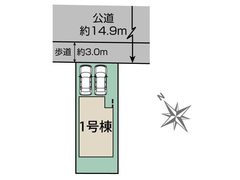 ブルーミングガーデン平塚市夕陽ケ丘１棟の見取り図