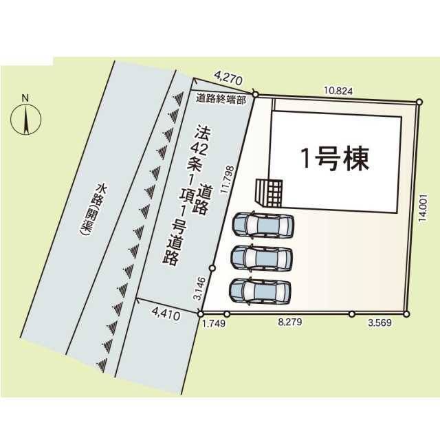 クレイドルガーデン前橋市茂木町 第4の見取り図