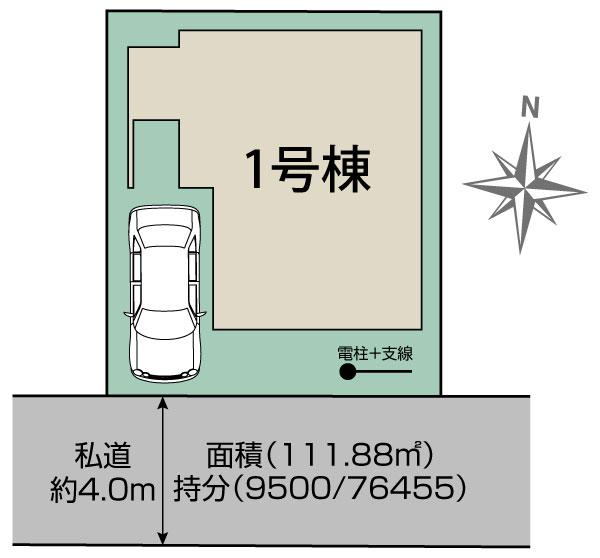 ブルーミングガーデン川口市北原台３丁目１棟の見取り図