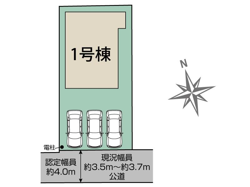 ブルーミングガーデン郡山市昭和一丁目１棟の見取り図