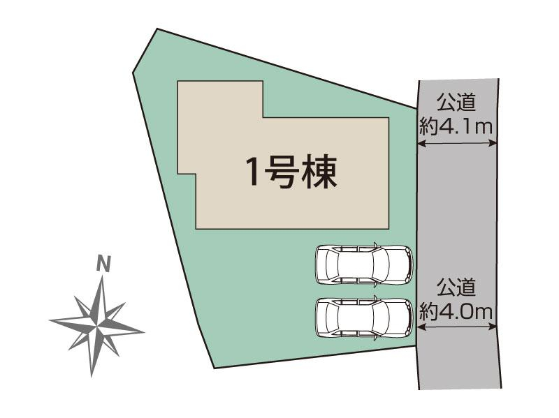 ブルーミングガーデン上里町神保原町１棟の見取り図
