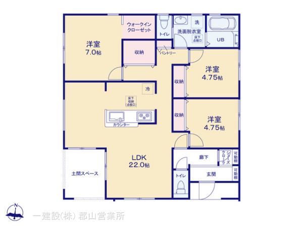 リーブルガーデン本宮岩根の見取り図