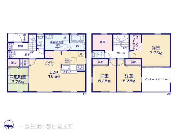 リーブルガーデン本宮岩根の見取り図