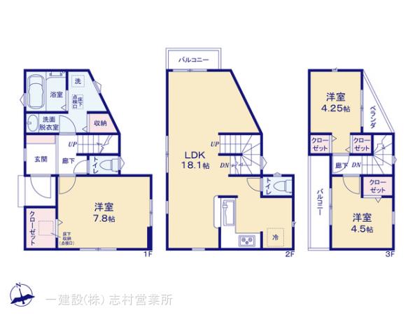 リーブルガーデン板橋東山町の見取り図