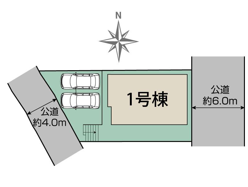 ブルーミングガーデン北葛城郡広陵町三吉１棟の見取り図