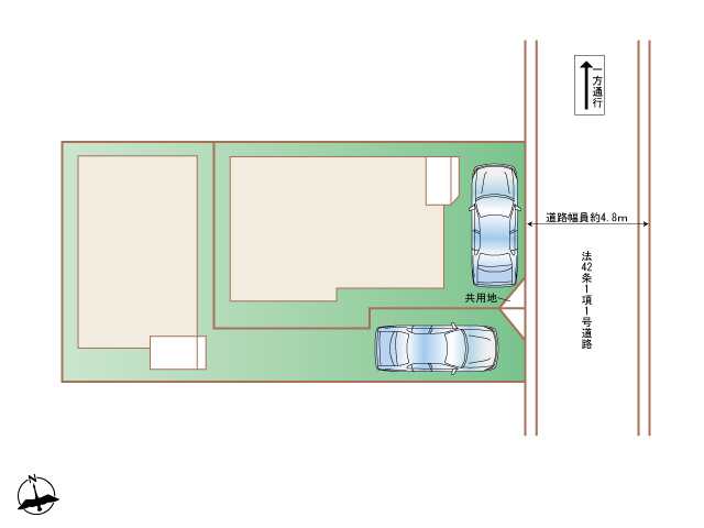 ハートフルタウン(東大阪)西宮浜町の見取り図