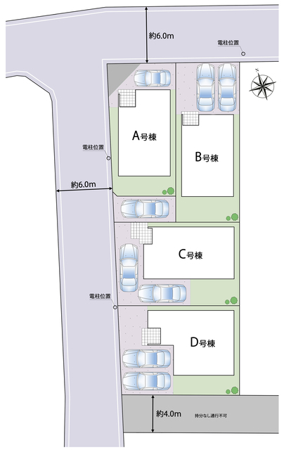 ハートフルタウン八潮市柳之宮の見取り図