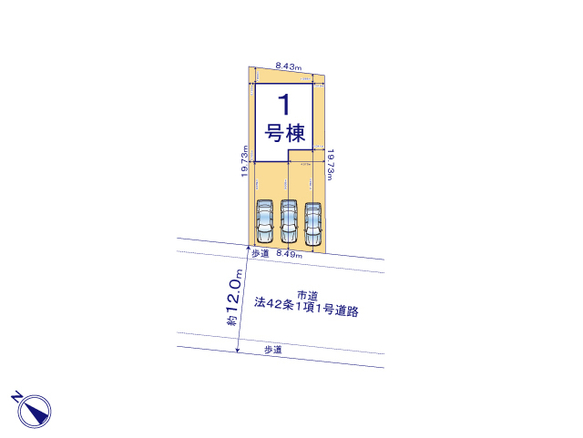 リナージュ市原西五所２４－１期の見取り図