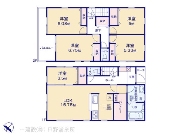 リーブルガーデン青梅長淵第4の見取り図