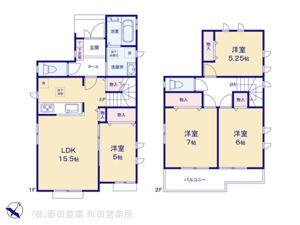 ハートフルタウン相模原市南区大野台3丁目2910番の見取り図
