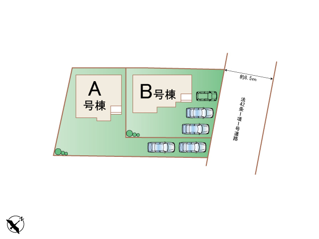 ハートフルタウン東仙台二丁目237番の見取り図